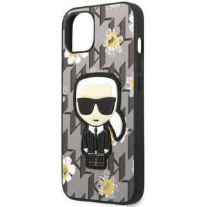Kup Case Karl Lagerfeld KLHCP13SPMNFIK1 Apple iPhone 13 mini grau/grey Flower Ikonik Karl - KLD1211 - {ean13} - Sklep Home Screen