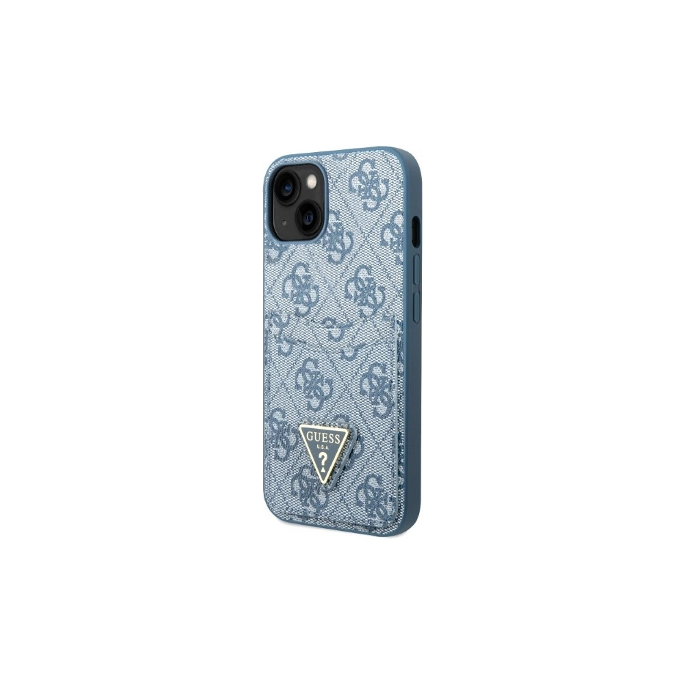 Etui Guess GUHCP13MP4TPB Apple iPhone 13 niebieski/blue hardcase 4G Triangle Logo Cardslot