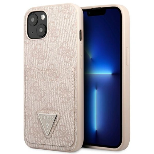 Kup Etui Guess GUHCP13MP4TPP Apple iPhone 13 rózsaszín/pink hardcase 4G Triangle Logo Cardslot - GUE2207 - {ean13} - Sklep Home Screen