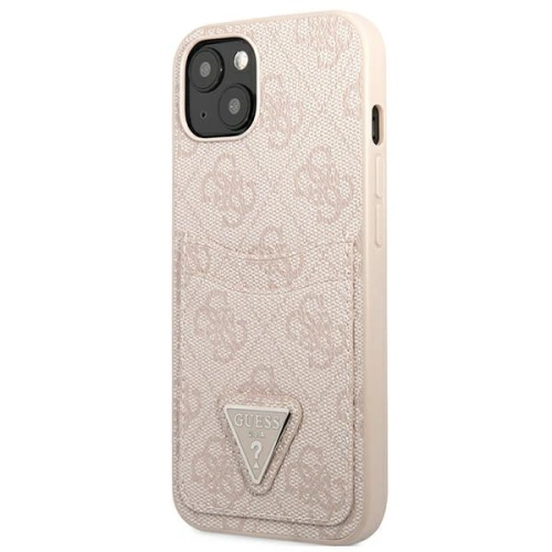 Kup Etui Guess GUHCP13MP4TPP Apple iPhone 13 różowy/pink hardcase 4G Triangle Logo Cardslot - GUE2207 - {ean13} - Sklep Home Screen