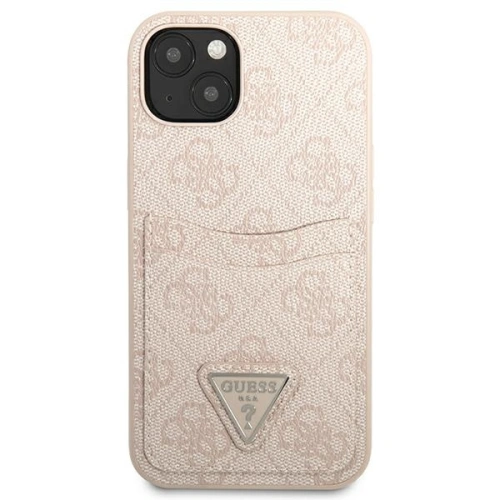 Kup Etui Guess GUHCP13MP4TPP Apple iPhone 13 różowy/pink hardcase 4G Triangle Logo Cardslot - GUE2207 - {ean13} - Sklep Home Screen
