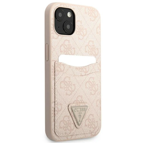 Kup Etui Guess GUHCP13MP4TPP Apple iPhone 13 różowy/pink hardcase 4G Triangle Logo Cardslot - GUE2207 - {ean13} - Sklep Home Screen