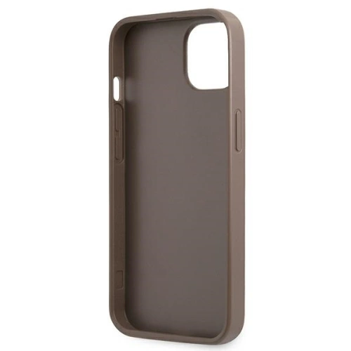 Kup Etui Guess GUHCP13MP4TPW Apple iPhone 13 brązowy/brown hardcase 4G Triangle Logo Cardslot - GUE2208 - {ean13} - Sklep Home Screen