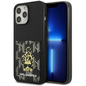Buy Karl Lagerfeld KLHCP13XCANCNK Apple iPhone 13 Pro Max hardcase black Karlimals Cardslot - KLD1212 - {ean13} - Home Screen Store Europe