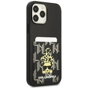 Buy Karl Lagerfeld KLHCP13XCANCNK Apple iPhone 13 Pro Max hardcase black Karlimals Cardslot - KLD1212 - {ean13} - Home Screen Store Europe