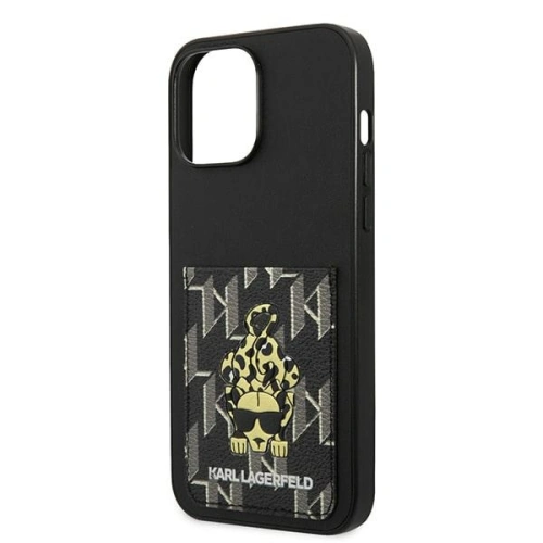 Kup Case Karl Lagerfeld KLHCP13XCANCNK Apple iPhone 13 Pro Max Hardcase schwarz/black Karlimals Kartensteckplatz - KLD1212 - {ean13} - Sklep Home Screen