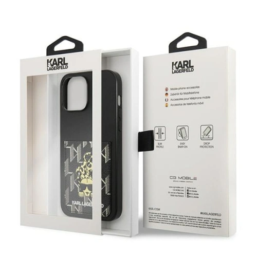 Kup Etui Karl Lagerfeld KLHCP13XCANCNK Apple iPhone 13 Pro Max hardcase černý/black Karlimals Cardslot - KLD1212 - {ean13} - Sklep Home Screen