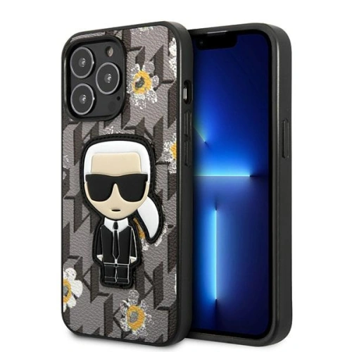 Kup Etui Karl Lagerfeld KLHCP13XPMNFIK1 Apple iPhone 13 Pro Max gri/grey Floare Ikonik Karl - KLD1213 - {ean13} - Sklep Home Screen