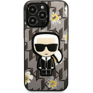 Buy Karl Lagerfeld KLHCP13XPMNFIK1 Apple iPhone 13 Pro Max grey Flower Ikonik Karl - KLD1213 - {ean13} - Home Screen Store Europe
