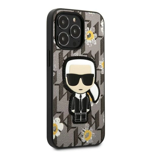 Kup Etui Karl Lagerfeld KLHCP13XPMNFIK1 Apple iPhone 13 Pro Max gri/grey Floare Ikonik Karl - KLD1213 - {ean13} - Sklep Home Screen