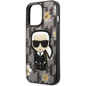Buy Karl Lagerfeld KLHCP13XPMNFIK1 Apple iPhone 13 Pro Max grey Flower Ikonik Karl - KLD1213 - {ean13} - Home Screen Store Europe