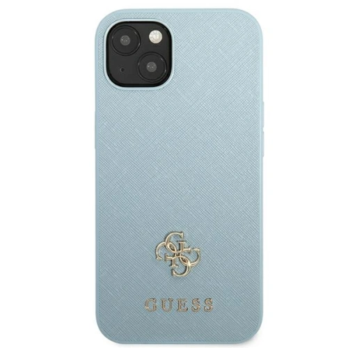 Kup Etui Guess GUHCP13MPS4MB Apple iPhone 13 niebieski/blue hardcase Saffiano 4G Small Metal Logo - GUE2209 - {ean13} - Sklep Home Screen