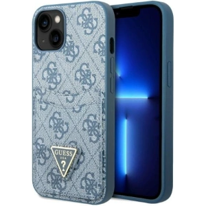 Kup Case Guess GUHCP13SP4TPB Apple iPhone 13 mini blau/blue hardcase 4G Triangle Logo Cardslot - GUE2211 - {ean13} - Sklep Home Screen