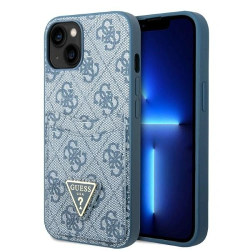 Kup Etui Guess GUHCP13SP4TPB Apple iPhone 13 mini kék/blue hardcase 4G Triangle Logo Cardslot - GUE2211 - {ean13} - Sklep Home Screen