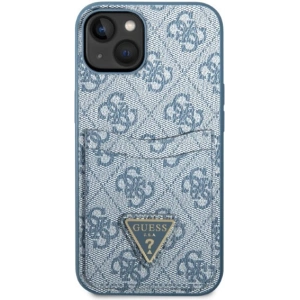 Kup Etui Guess GUHCP13SP4TPB Apple iPhone 13 mini albastru/blue hardcase 4G Triangle Logo Cardslot - GUE2211 - {ean13} - Sklep Home Screen