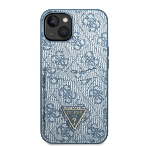Kup Etui Guess GUHCP13SP4TPB Apple iPhone 13 mini kék/blue hardcase 4G Triangle Logo Cardslot - GUE2211 - {ean13} - Sklep Home Screen