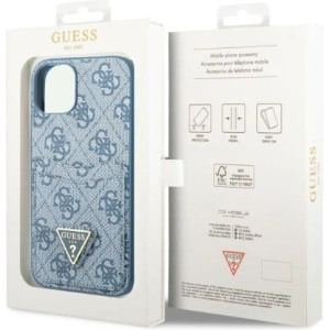 Kup Etui Guess GUHCP13SP4TPB Apple iPhone 13 mini albastru/blue hardcase 4G Triangle Logo Cardslot - GUE2211 - {ean13} - Sklep Home Screen