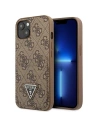 Etui Guess GUHCP13SP4TPW Apple iPhone 13 mini barna/brown hardcase 4G Triangle Logo kártyahely