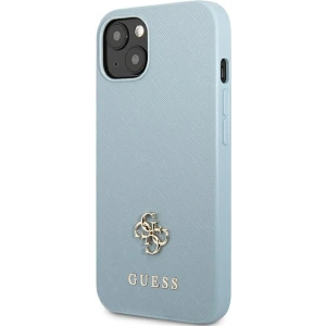 Kup Etui Guess GUHCP13SPS4MB Apple iPhone 13 mini albastru/blue hardcase Saffiano 4G Small Metal Logo - GUE2215 - {ean13} - Sklep Home Screen
