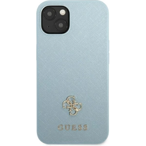 Kup Case Guess GUHCP13SPS4MB Apple iPhone 13 mini blau/hardcase Saffiano 4G Small Metal Logo - GUE2215 - {ean13} - Sklep Home Screen