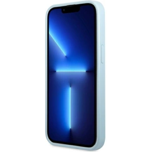Kup Case Guess GUHCP13SPS4MB Apple iPhone 13 mini blau/hardcase Saffiano 4G Small Metal Logo - GUE2215 - {ean13} - Sklep Home Screen