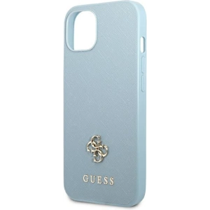 Kup Etui Guess GUHCP13SPS4MB Apple iPhone 13 mini albastru/blue hardcase Saffiano 4G Small Metal Logo - GUE2215 - {ean13} - Sklep Home Screen