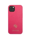 Kup Etui Guess GUHCP13SPS4MF Apple iPhone 13 mini rózsaszín/pink kemény tok Saffiano 4G Kis Fém Logó - GUE2216 - {ean13} - Sklep Home Screen