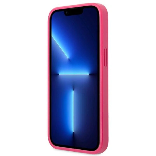 Kup Etui Guess GUHCP13SPS4MF Apple iPhone 13 mini rózsaszín/pink kemény tok Saffiano 4G Kis Fém Logó - GUE2216 - {ean13} - Sklep Home Screen
