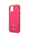 Kup Etui Guess GUHCP13SPS4MF Apple iPhone 13 mini rózsaszín/pink kemény tok Saffiano 4G Kis Fém Logó - GUE2216 - {ean13} - Sklep Home Screen
