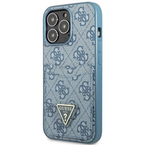 Kup Etui Guess GUHCP13XP4TPB Apple iPhone 13 Pro Max albastru/blue hardcase 4G Triangle Logo Cardslot - GUE2217 - {ean13} - Sklep Home Screen
