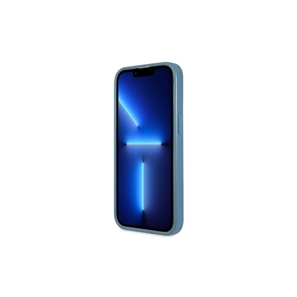 Etui Guess GUHCP13XP4TPB Apple iPhone 13 Pro Max niebieski/blue hardcase 4G Triangle Logo Cardslot