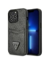 Etui Guess GUHCP13XP4TPK Apple iPhone 13 Pro Max černý/black hardcase 4G Triangle Logo Cardslot