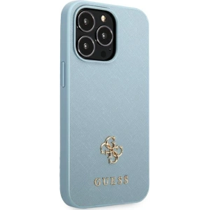 Kup Etui Guess GUHCP13XPS4MB Apple iPhone 13 Pro Max kék/blue hardcase Saffiano 4G Small Metal Logo - GUE2221 - {ean13} - Sklep Home Screen