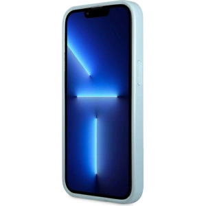 Buy Guess GUHCP13XPS4MB Apple iPhone 13 Pro Max blue hardcase Saffiano 4G Small Metal Logo - GUE2221 - {ean13} - Home Screen Store Europe