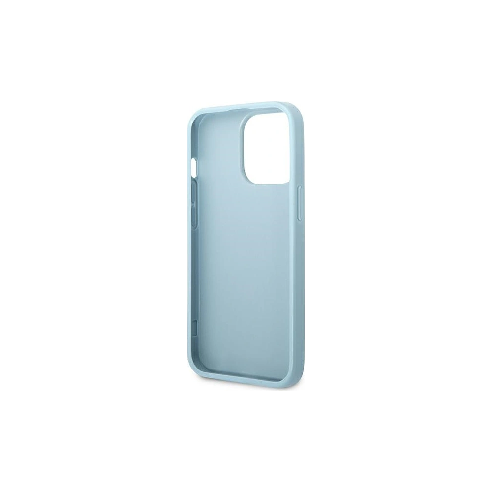 Etui Guess GUHCP13XPS4MB Apple iPhone 13 Pro Max niebieski/blue hardcase Saffiano 4G Small Metal Logo