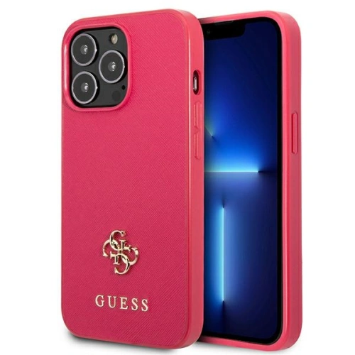 Kup Etui Guess GUHCP13XPS4MF Apple iPhone 13 Pro Max roz/roz hardcase Saffiano 4G Small Metal Logo - GUE2222 - {ean13} - Sklep Home Screen