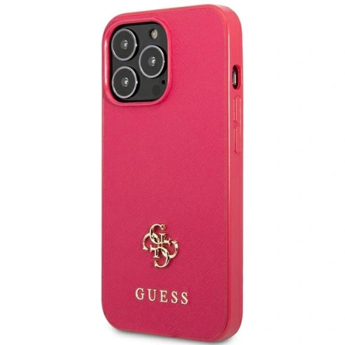 Kup Etui Guess GUHCP13XPS4MF Apple iPhone 13 Pro Max roz/roz hardcase Saffiano 4G Small Metal Logo - GUE2222 - {ean13} - Sklep Home Screen