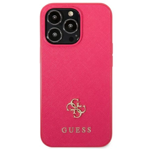 Kup Etui Guess GUHCP13XPS4MF Apple iPhone 13 Pro Max roz/roz hardcase Saffiano 4G Small Metal Logo - GUE2222 - {ean13} - Sklep Home Screen
