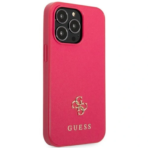 Kup Etui Guess GUHCP13XPS4MF Apple iPhone 13 Pro Max rózsaszín/pink hardcase Saffiano 4G Kis Fém Logó - GUE2222 - {ean13} - Sklep Home Screen