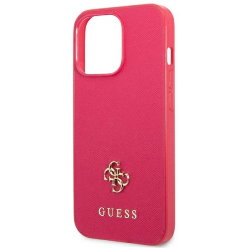 Kup Etui Guess GUHCP13XPS4MF Apple iPhone 13 Pro Max roz/roz hardcase Saffiano 4G Small Metal Logo - GUE2222 - {ean13} - Sklep Home Screen