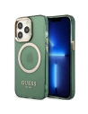Kup Etui Guess GUHMP13LHTCMA Apple iPhone 13 Pro zöld/khaki kemény tok Arany Keret Áttetsző MagSafe - GUE2223 - {ean13} - Sklep Home Screen