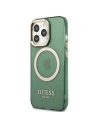 Kup Etui Guess GUHMP13LHTCMA Apple iPhone 13 Pro zöld/khaki kemény tok Arany Keret Áttetsző MagSafe - GUE2223 - {ean13} - Sklep Home Screen