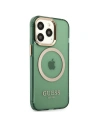 Kup Etui Guess GUHMP13LHTCMA Apple iPhone 13 Pro zöld/khaki kemény tok Arany Keret Áttetsző MagSafe - GUE2223 - {ean13} - Sklep Home Screen
