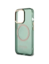 Kup Etui Guess GUHMP13LHTCMA Apple iPhone 13 Pro zöld/khaki kemény tok Arany Keret Áttetsző MagSafe - GUE2223 - {ean13} - Sklep Home Screen
