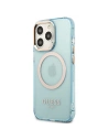 Kup Etui Guess GUHMP13LHTCMB Apple iPhone 13 Pro albastru/blue hard case Gold Outline Translucent MagSafe - GUE2224 - {ean13} - Sklep Home Screen