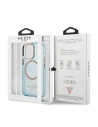 Kup Etui Guess GUHMP13LHTCMB Apple iPhone 13 Pro albastru/blue hard case Gold Outline Translucent MagSafe - GUE2224 - {ean13} - Sklep Home Screen