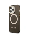 Kup Etui Guess GUHMP13LHTCMK Apple iPhone 13 Pro fekete/black kemény tok Arany Keret Áttetsző MagSafe - GUE2225 - {ean13} - Sklep Home Screen