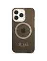 Kup Etui Guess GUHMP13LHTCMK Apple iPhone 13 Pro fekete/black kemény tok Arany Keret Áttetsző MagSafe - GUE2225 - {ean13} - Sklep Home Screen