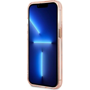 Kup Etui Guess GUHMP13LHTCMP Apple iPhone 13 Pro różowy/pink hard case Gold Outline Translucent MagSafe - GUE2226 - {ean13} - Sklep Home Screen