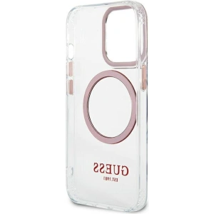 Kup Etui Guess GUHMP13LHTRMP Apple iPhone 13 Pro różowy/pink hard case Metal Outline Magsafe - GUE2228 - {ean13} - Sklep Home Screen